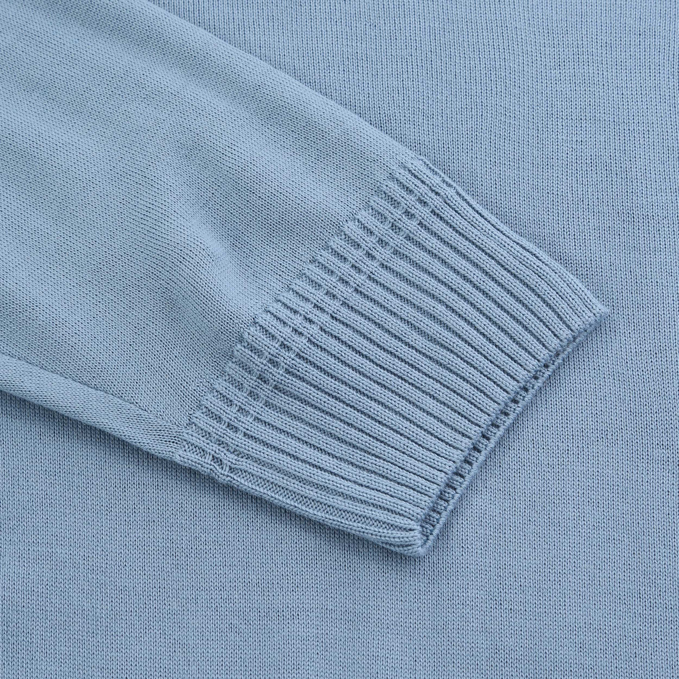 BOSS Avac M Knitwear in Open Blue Cuff