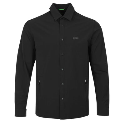 BOSS B Basin Tech L Overshirt in Black