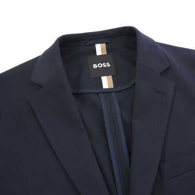 BOSS C Hanry J 233 Jacket in Dark Blue Lapels