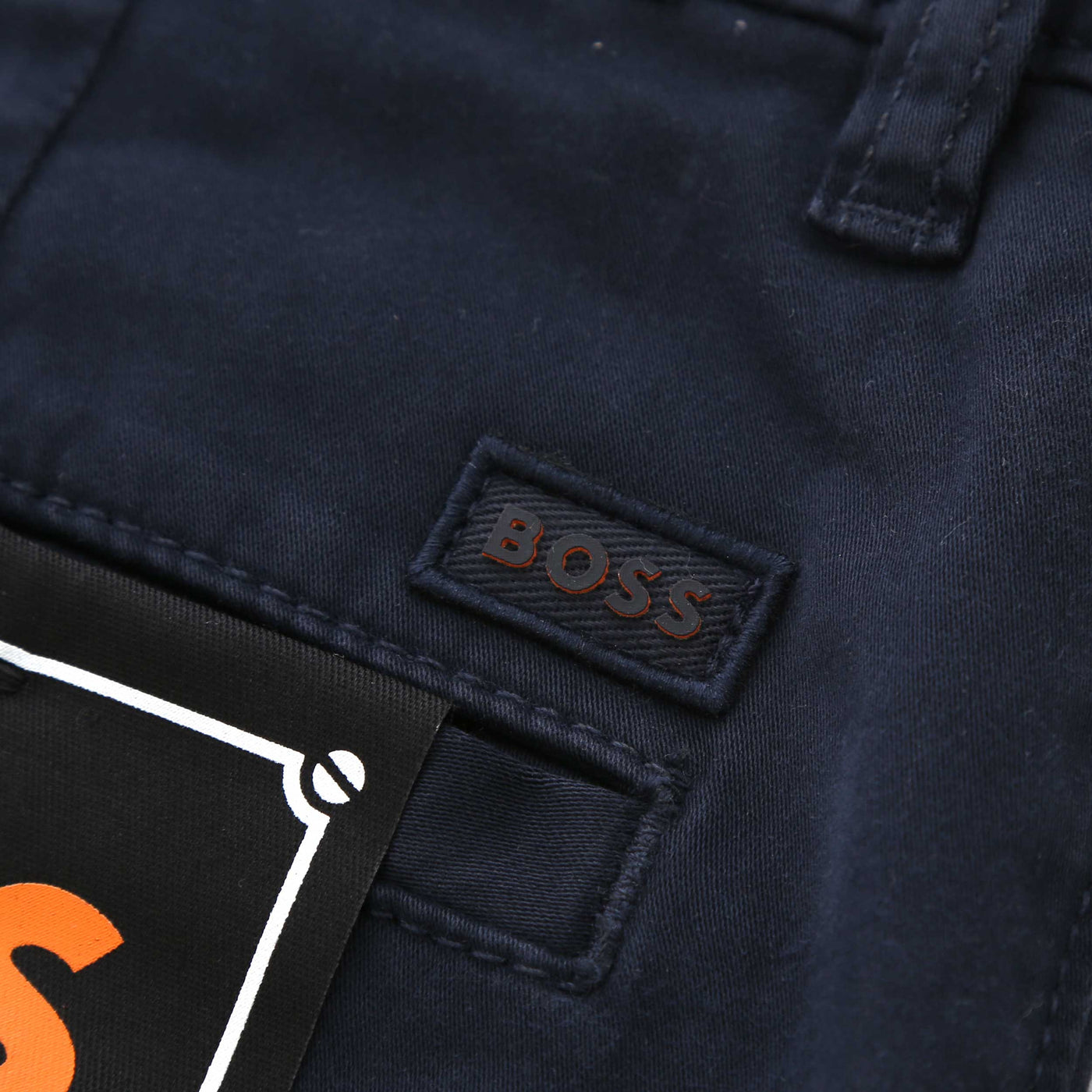 BOSS Chino Regular 1 Chino in Dark Blue Logo