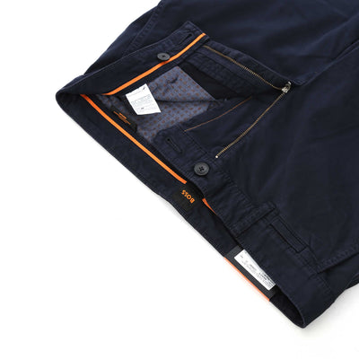 BOSS Chino Regular 1 Chino in Dark Blue Waist