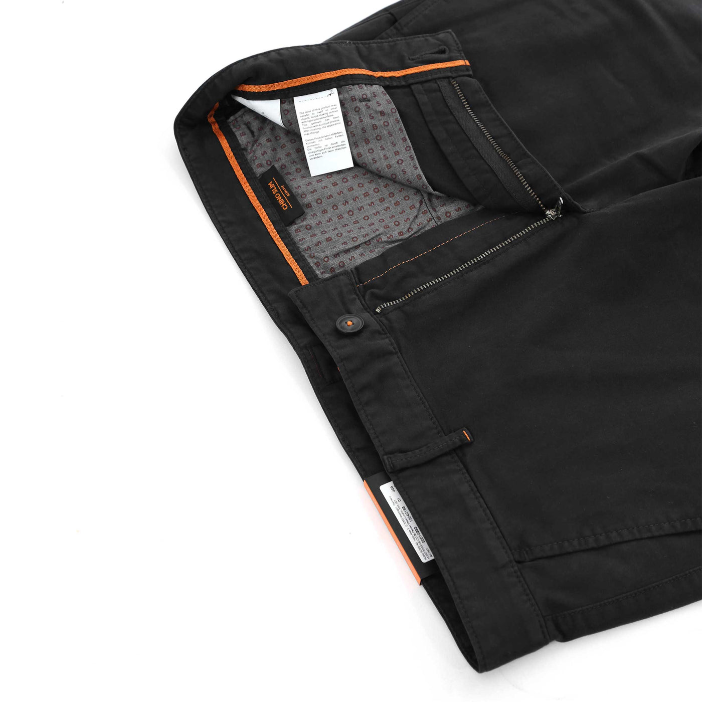 BOSS Chino Slim Chino in Black Fly