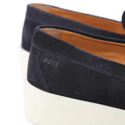 BOSS Clay Loaf sdpe Shoe in Navy Logo