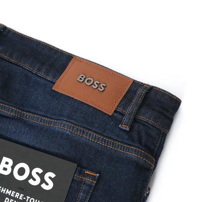 BOSS Delaware3-1 Jean in Navy Denim Logo