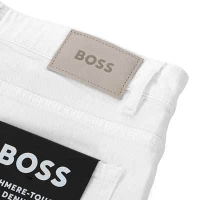 BOSS Delaware3-1 Jean in White Logo