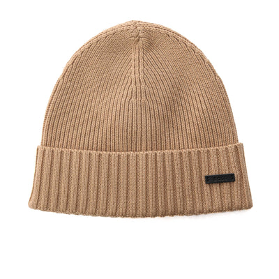BOSS Fati Beanie Hat in Medium Beige 
