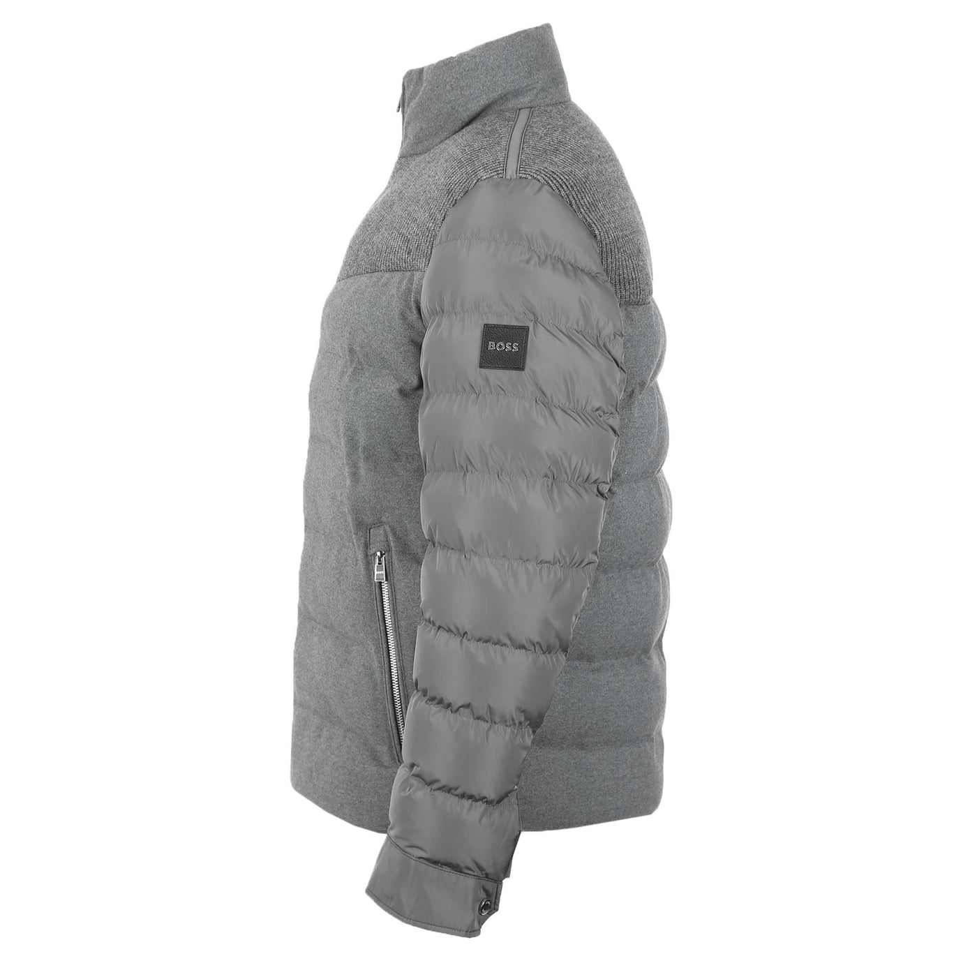 BOSS H Clanello Jacket in Medium Grey Side