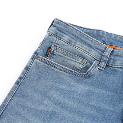 BOSS H Delaware Jean in Bright Blue Denim Pocket