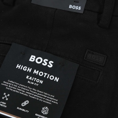 BOSS H Kaiton1 Chino in Black Detail