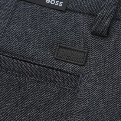 BOSS H Kaiton1 Chino in Dark Blue Logo