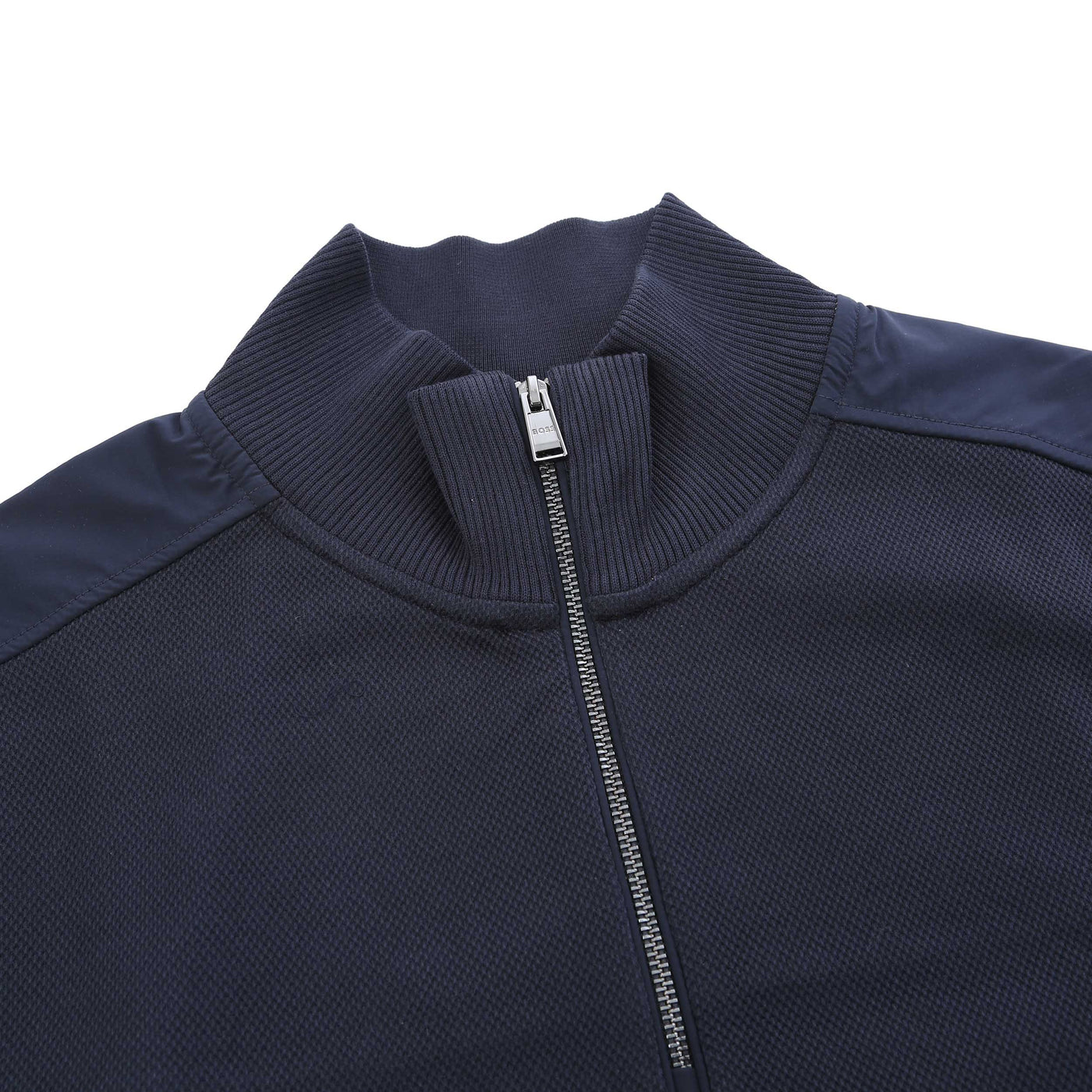 BOSS H Sidney 59 Knitwear in Navy Placket