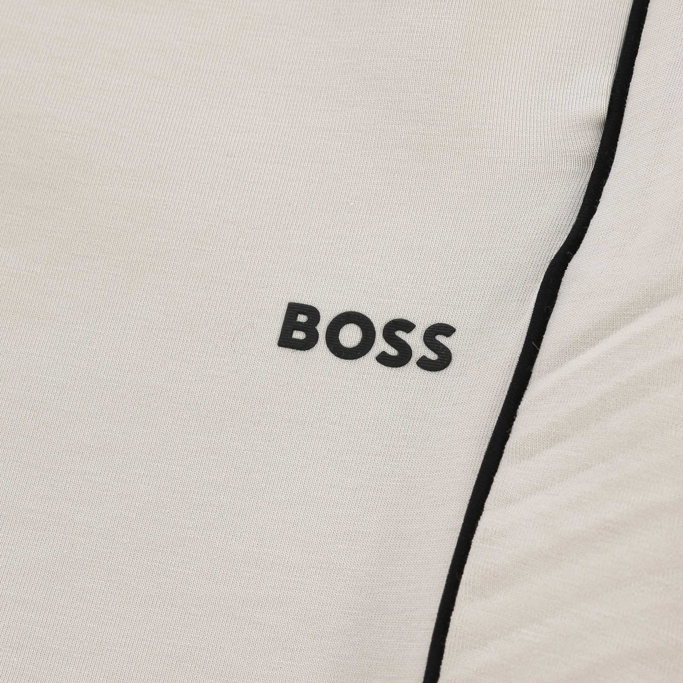 BOSS Headlo 1 Sweat Short in Light Beige Logo