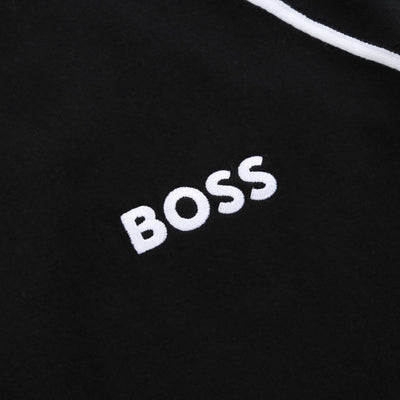 BOSS Hydro X FA24 Knitwear in Black Chest Logo