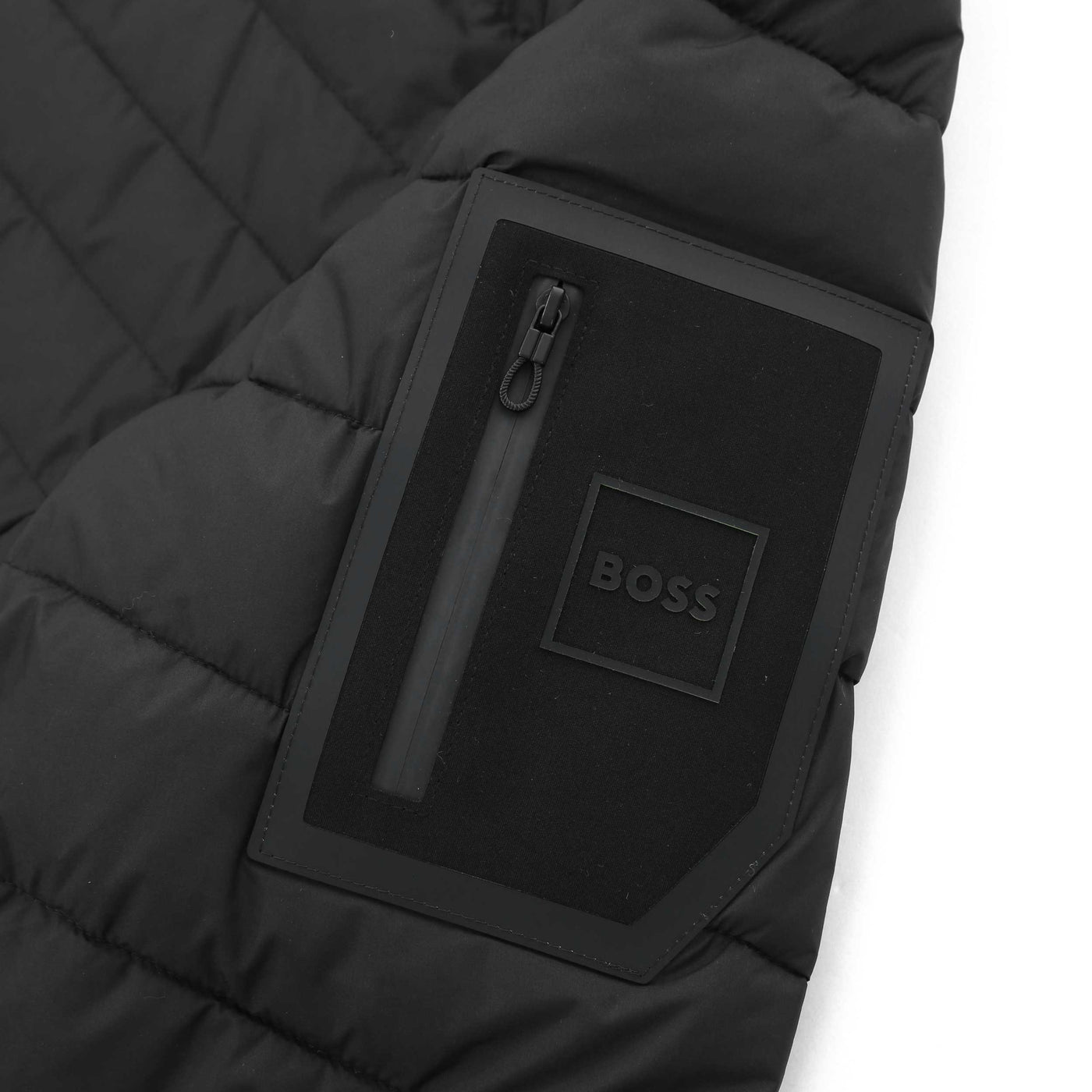 BOSS J Thor 2 Jacket in Black Sleeve Logo