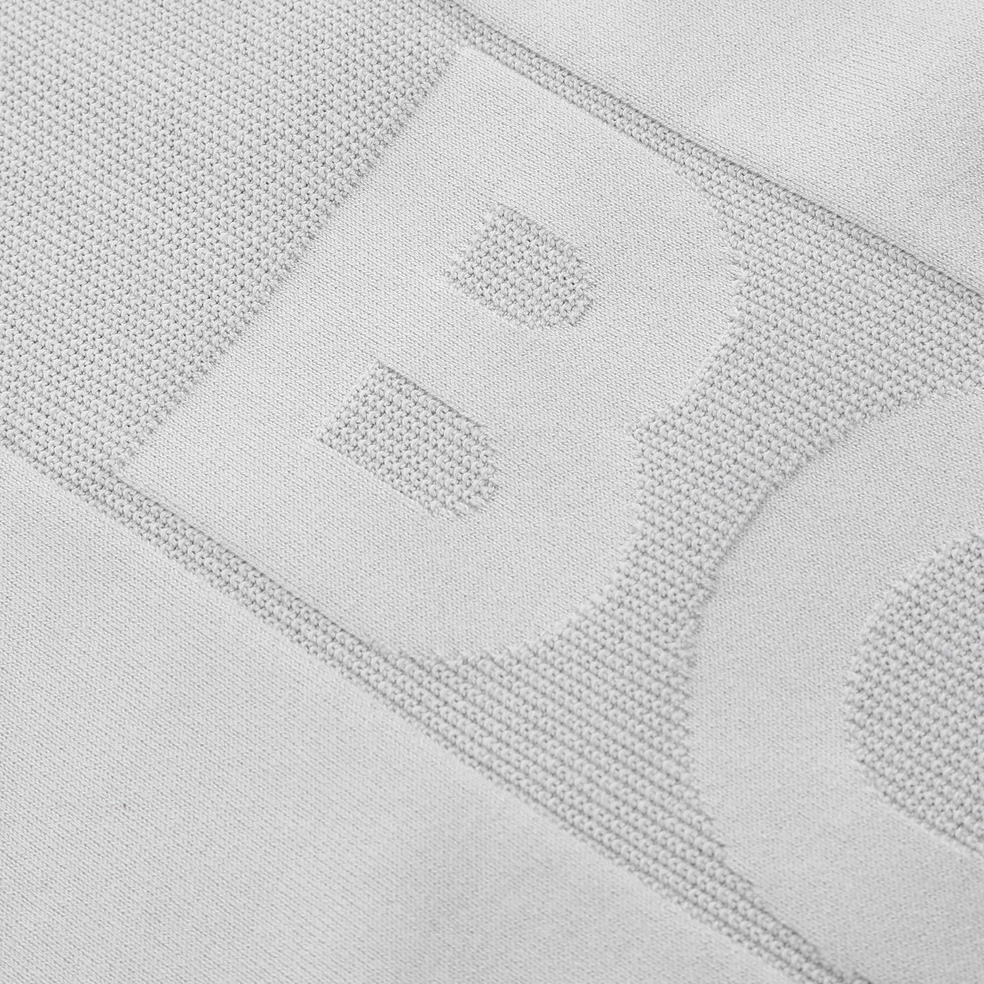 BOSS K Hydro X 1 Knitwear in Light Grey Detail