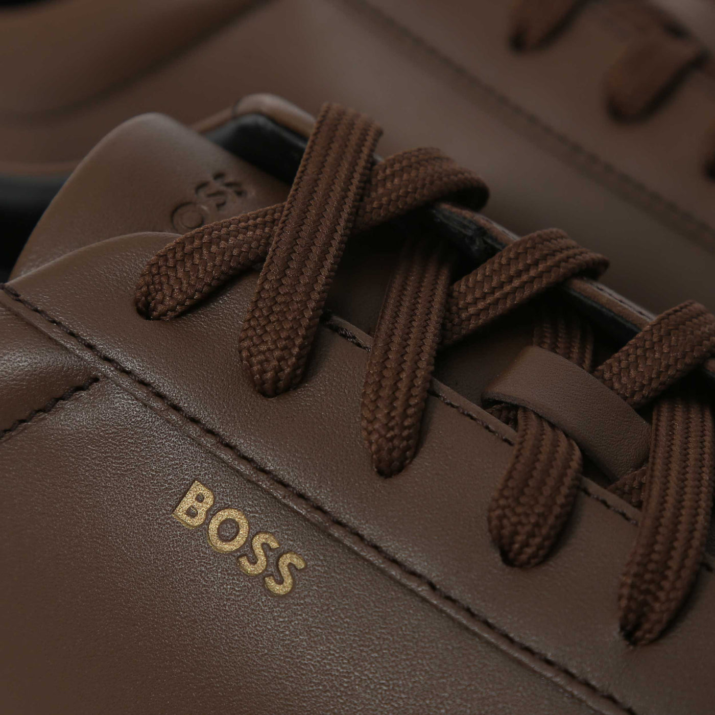 BOSS Kieran Tenn bu Trainer in Medium Brown Logo