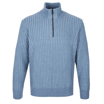 BOSS Kwinter Knitwear in Open Blue