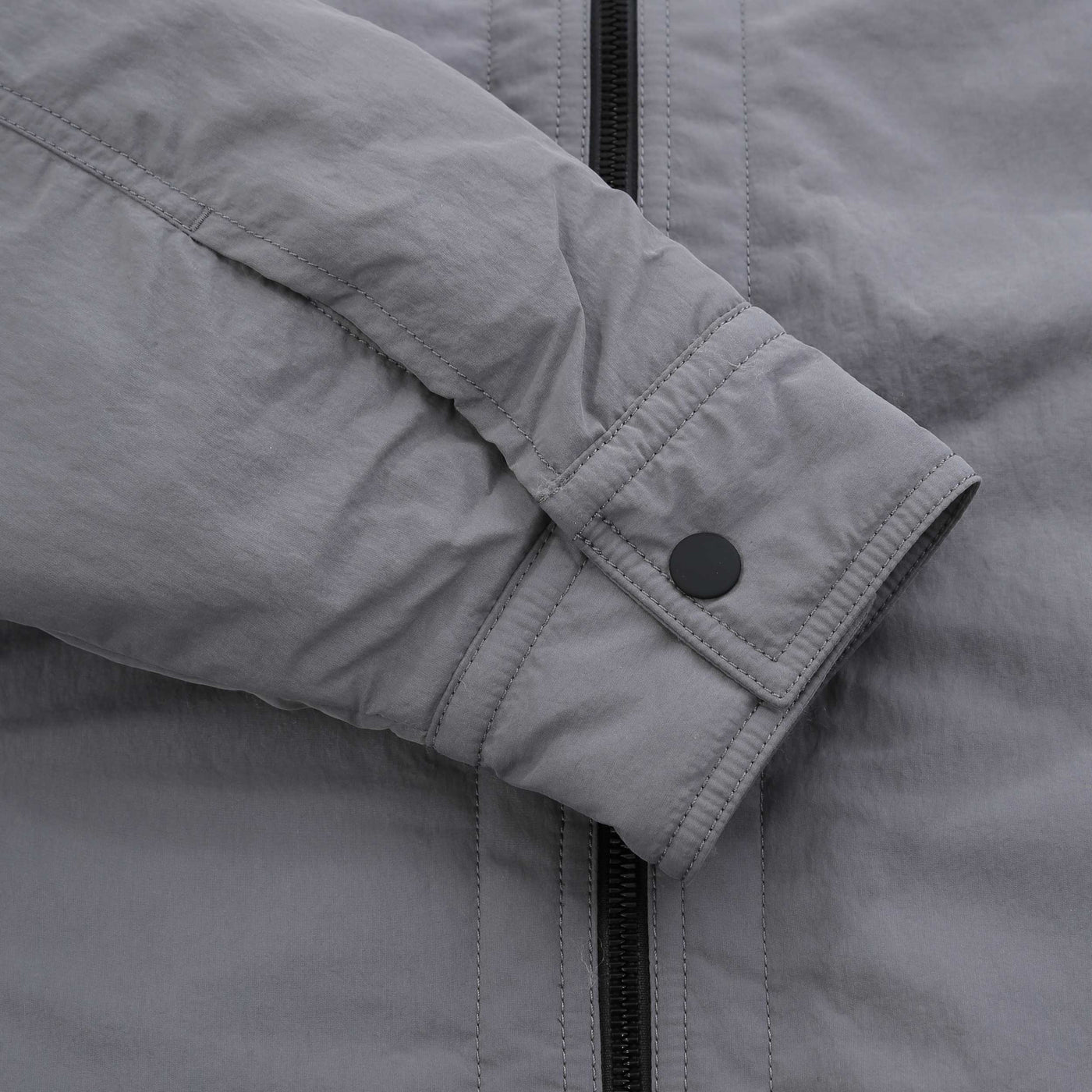 BOSS Leejay 1 M Overshirt in Open Grey Cuff