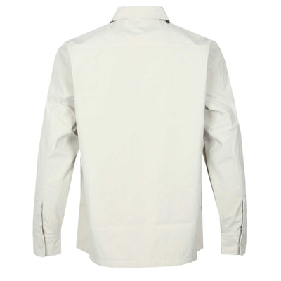 BOSS Lozzy M Overshirt in Beige back