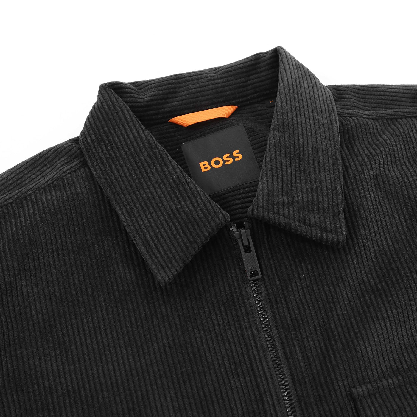 BOSS Lozzy M Overshirt in Black Collar