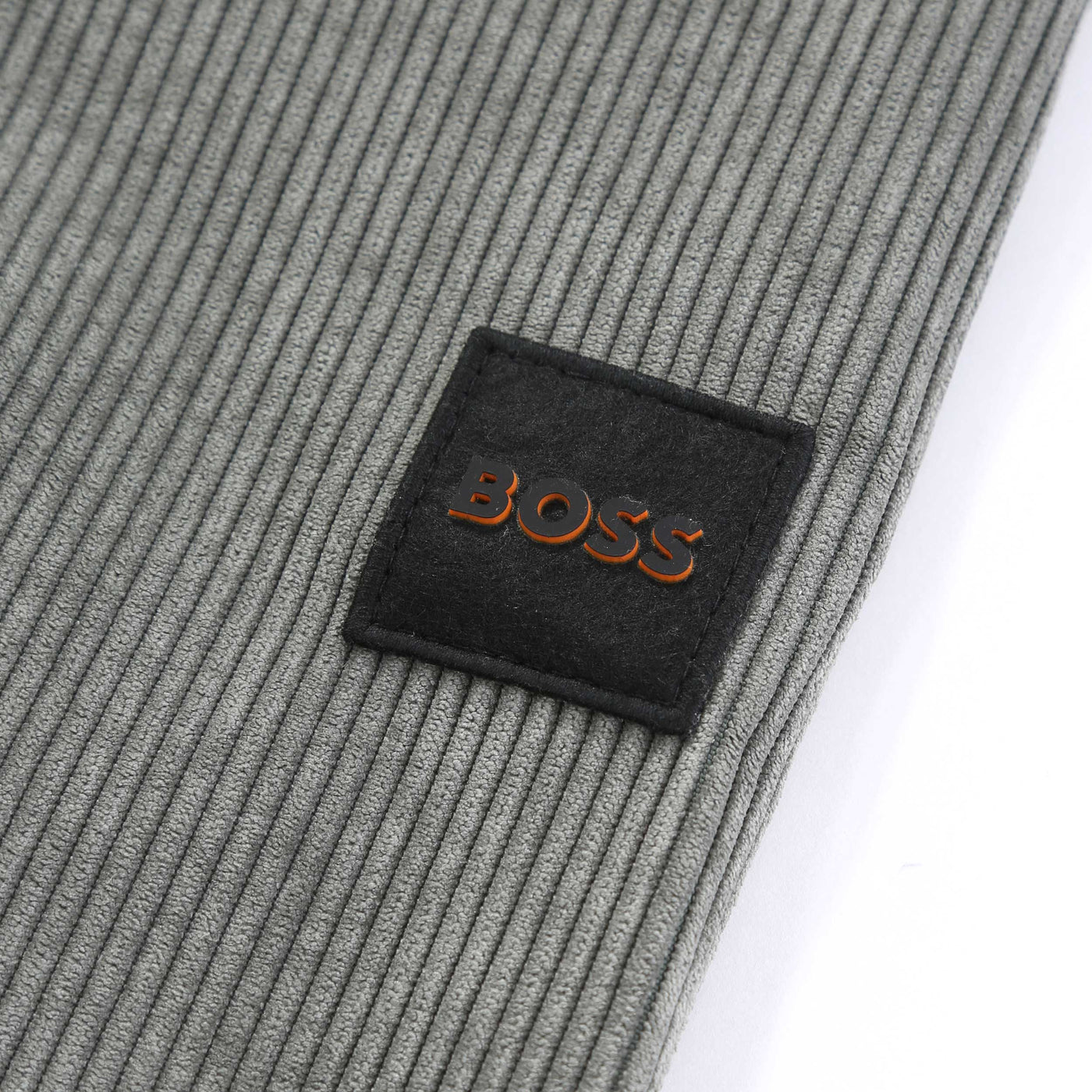 BOSS Lozzy M Overshirt in Open Grey Logo