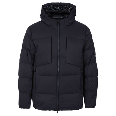 BOSS OW Riplite Puffer HD Jacket in Dark Blue