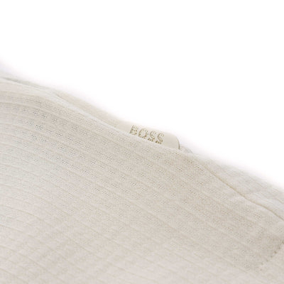 BOSS P Parlay 207 Polo Shirt in Open White Logo Tab