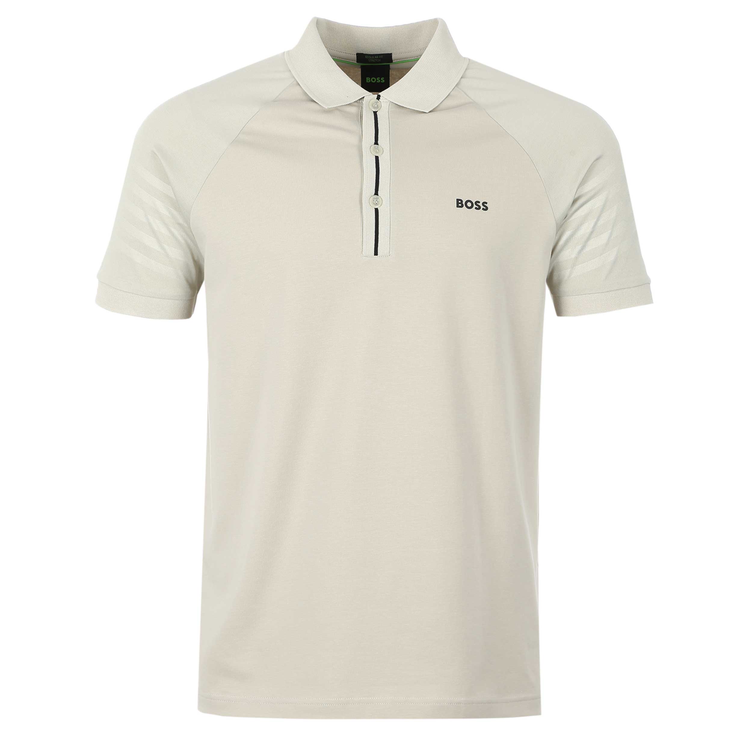 BOSS Paddy 2 Polo Shirt in Light Beige