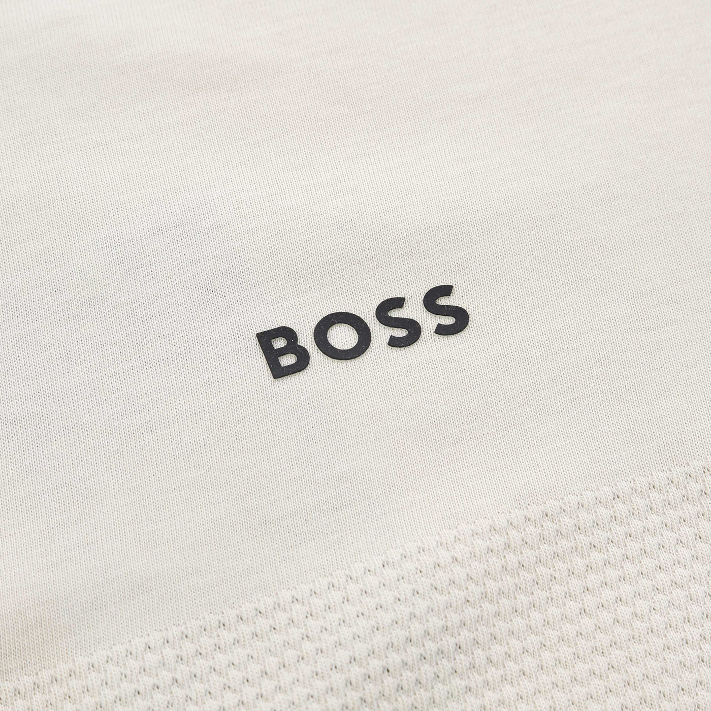 BOSS Paddy 5 Polo Shirt in Light Beige Logo