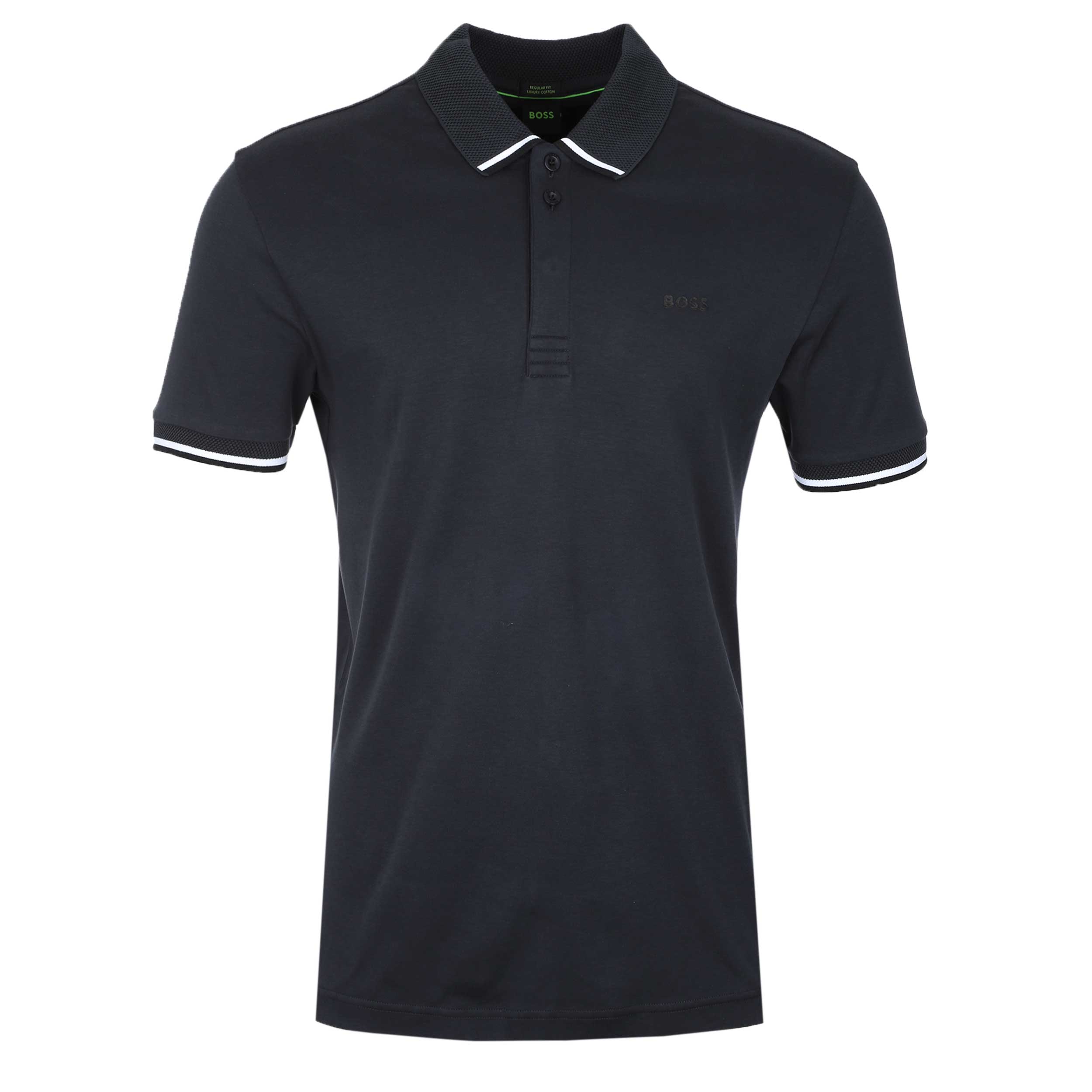 BOSS Paddy Lux Heritage Polo Shirt in Dark Blue