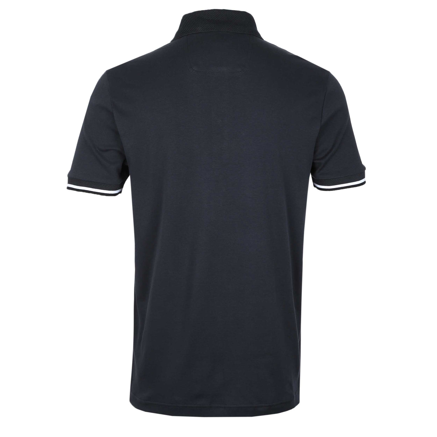 BOSS Paddy Lux Heritage Polo Shirt in Dark Blue Back