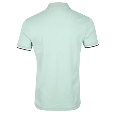 BOSS Paddy Lux Heritage Polo Shirt in Sage Back