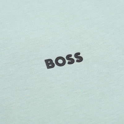 BOSS Paddy Lux Heritage Polo Shirt in Sage Logo