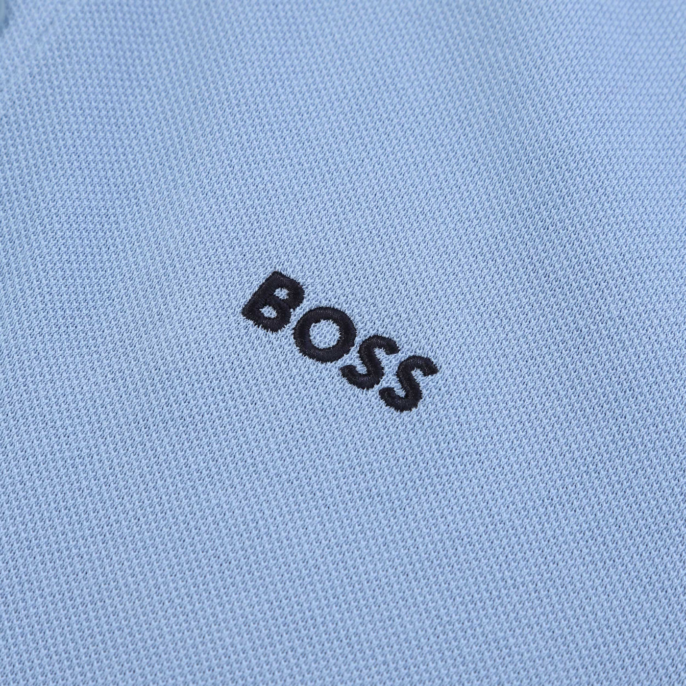 BOSS Paddy Polo Shirt in Open Blue logo