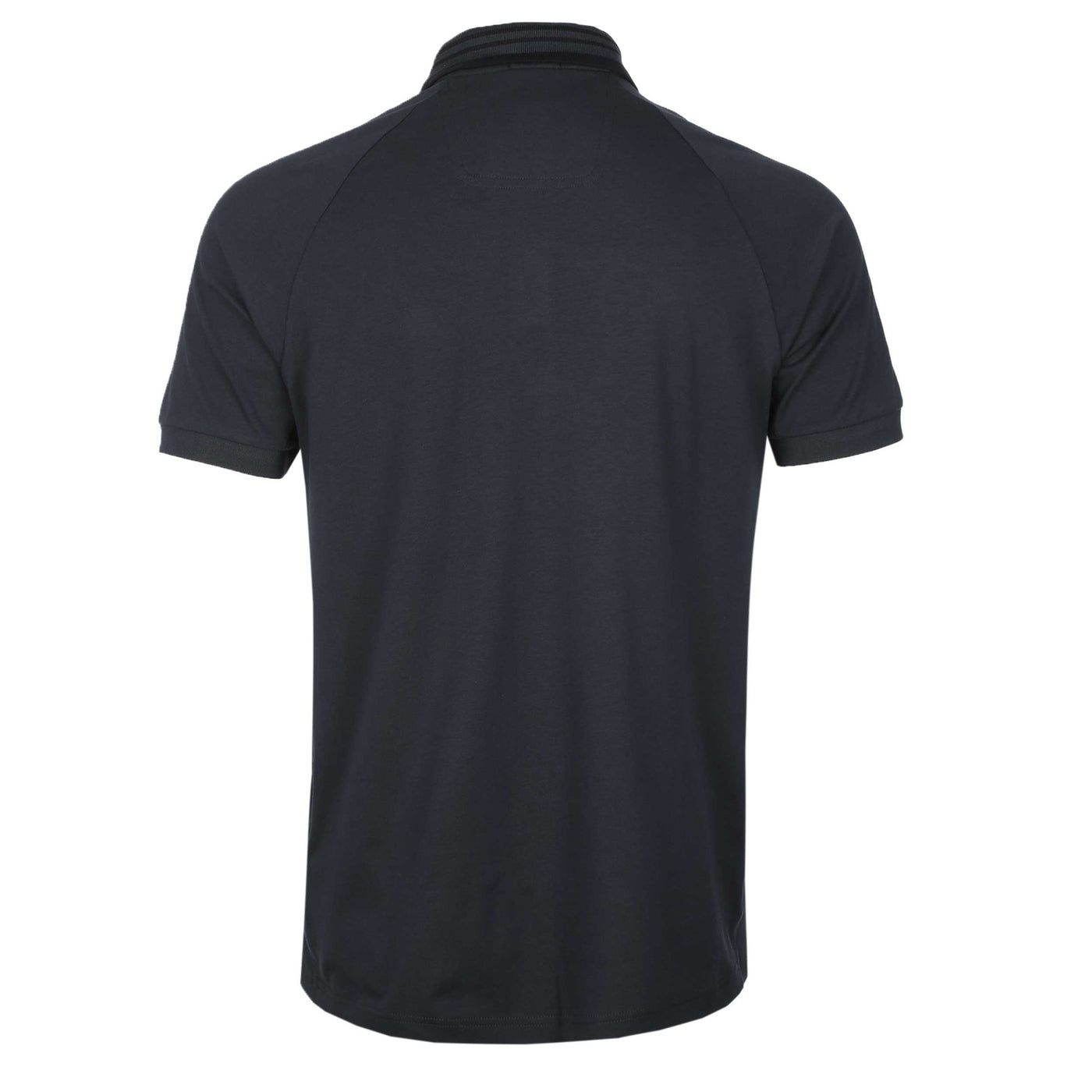 BOSS Paddy Rib Polo Shirt in Dark Blue Back