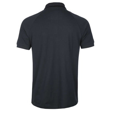 BOSS Paddy Rib Polo Shirt in Dark Blue Back