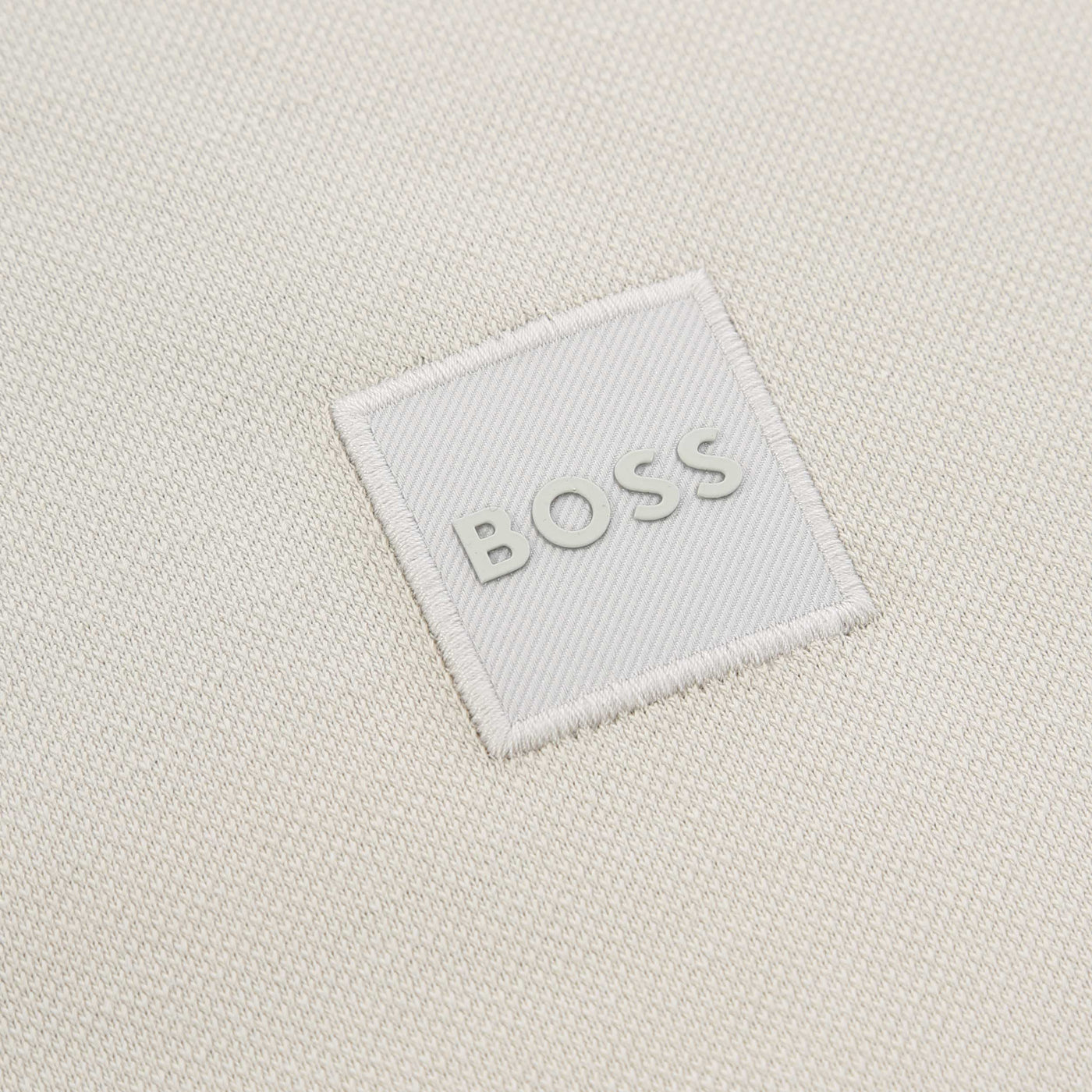 BOSS Passenger Polo Shirt in Light Beige Logo