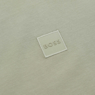 BOSS Passertip Polo Shirt in Sage Logo