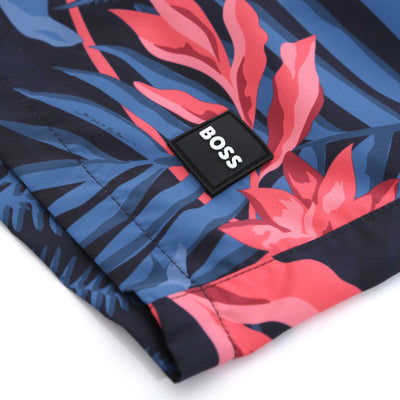 BOSS Piranha Swim Short in Navy