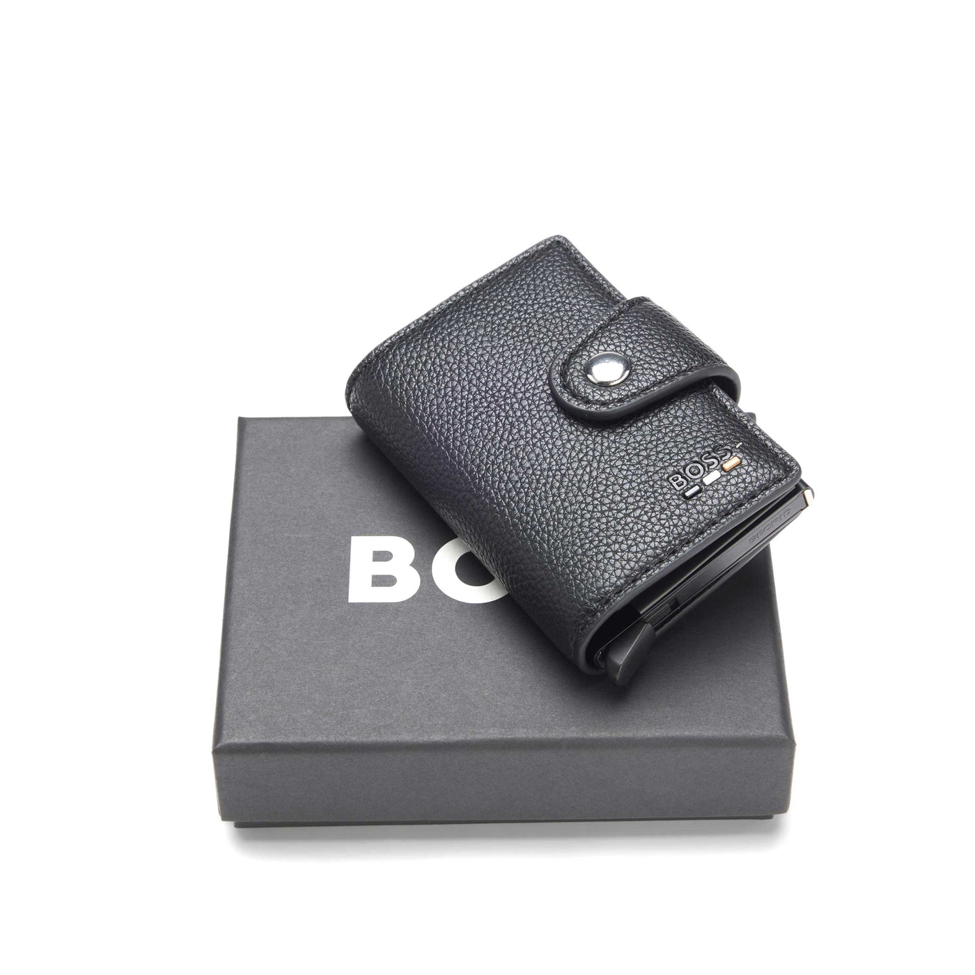 BOSS Ray Secrid N Card Holder in Black Box