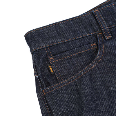 BOSS Re Maine BO BF Jean in Dark Blue Raw Denim Pocket