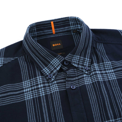 BOSS Rickert M Shirt in Navy Collar