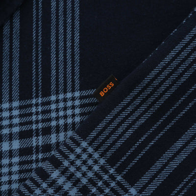 BOSS Rickert M Shirt in Navy Logo Tab