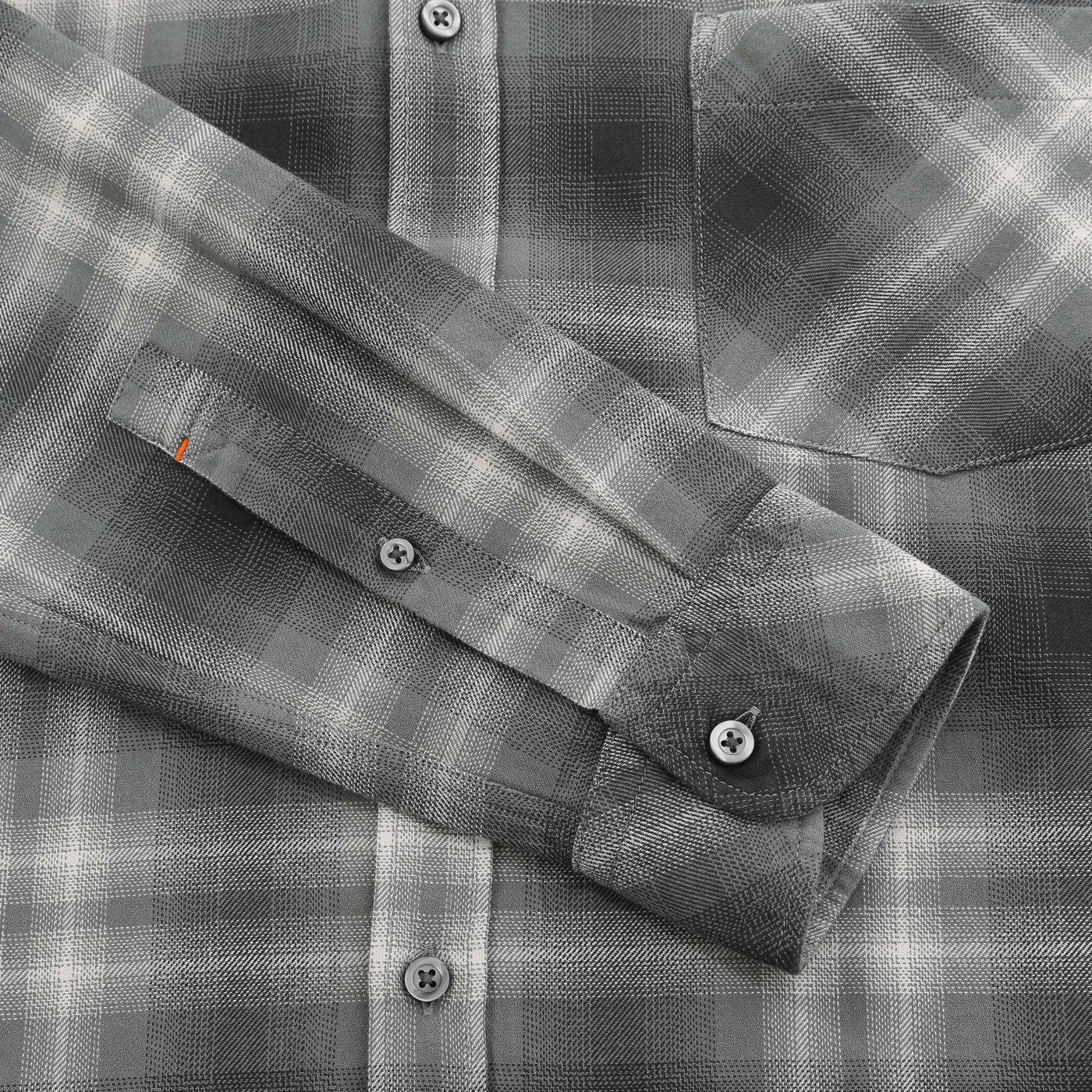 BOSS Rickert M Shirt in Open Grey Check Cuff