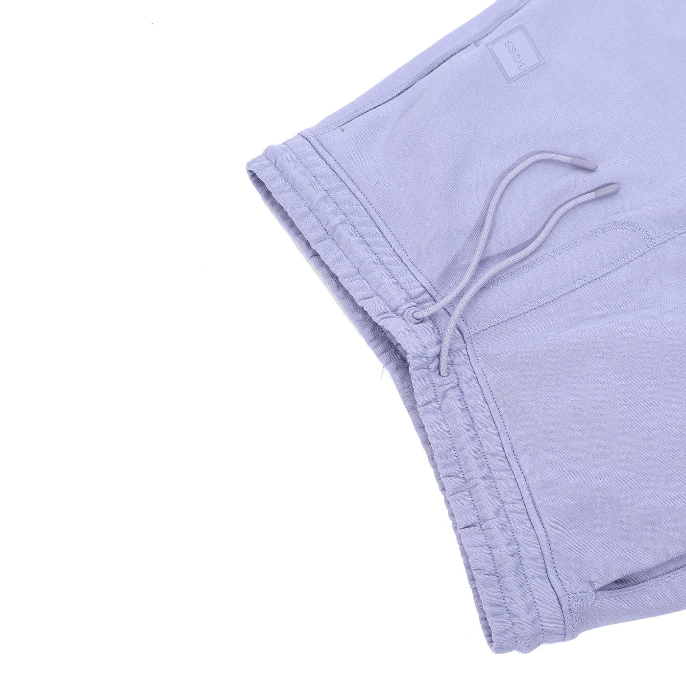 BOSS Sewalk Sweat Short in Lilac Waistband