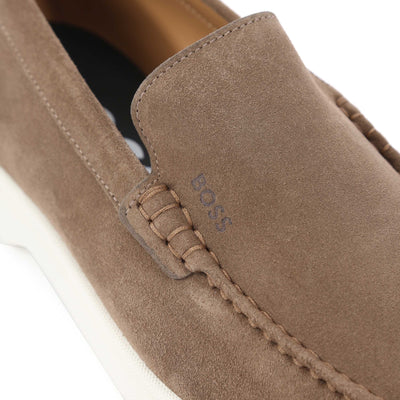 BOSS Sienne Loaf sdvp Shoe in Medium Beige Logo