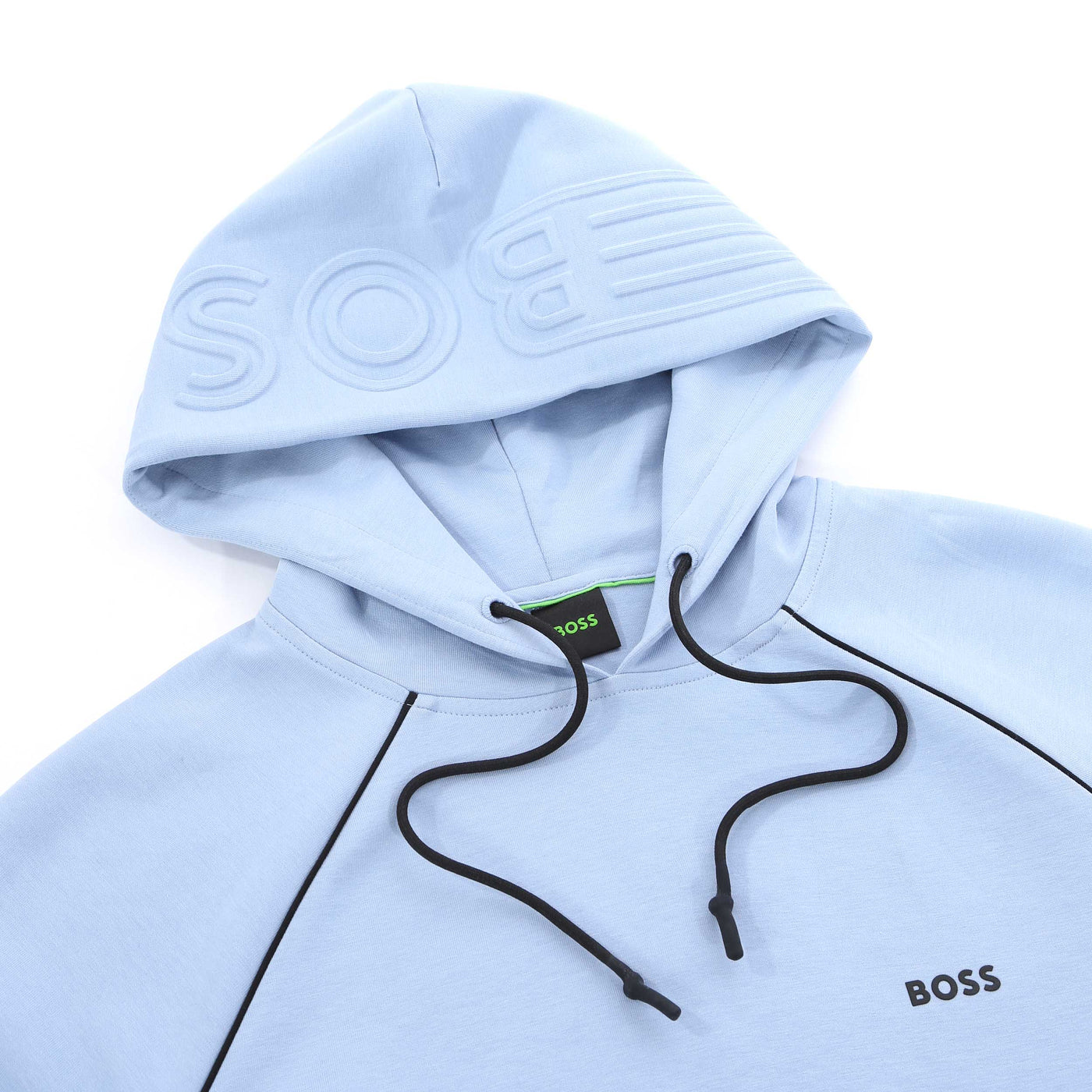 BOSS Soody 1 Hoodie Sweatshirt in Sky Blue Hood