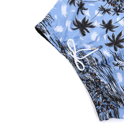 BOSS Springfish Swim Short in Sky Blue Waist