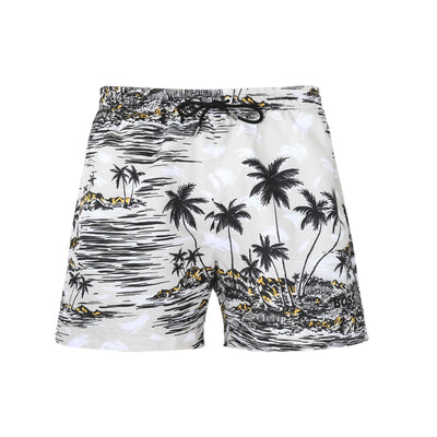 BOSS Springfish Swim Short in White