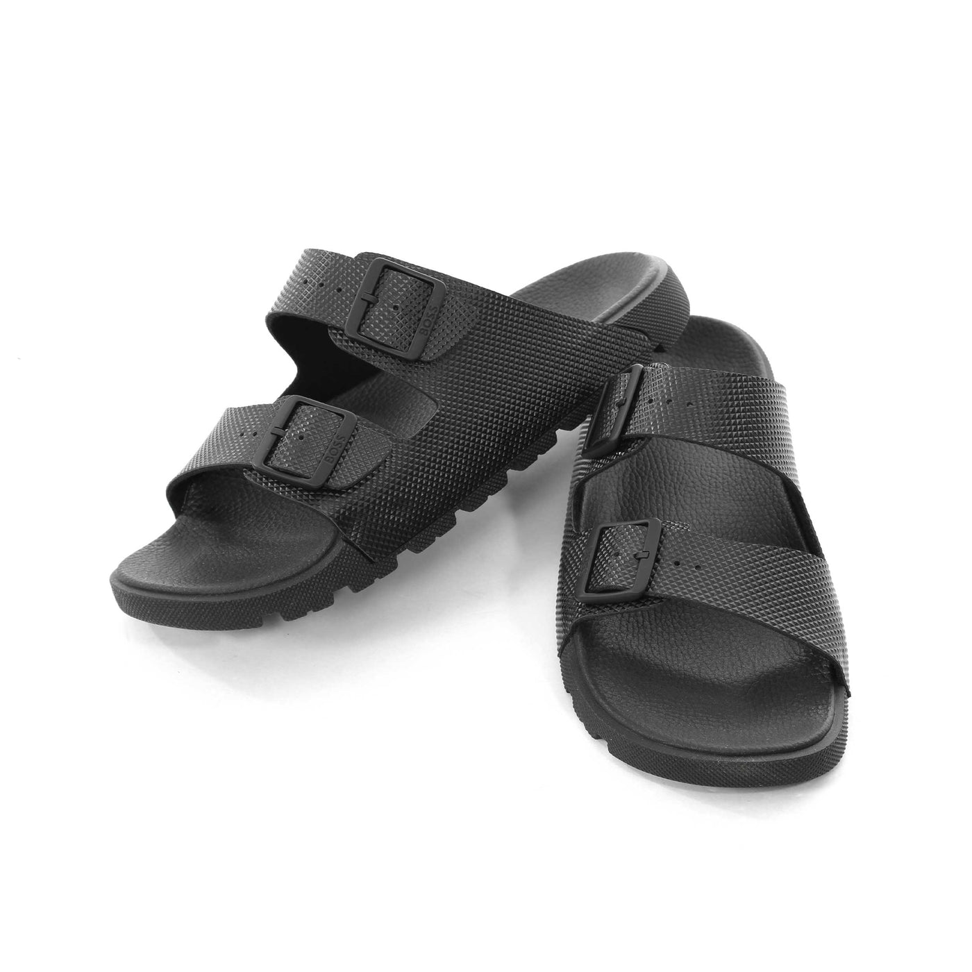 BOSS Surfley Sand dmpr N Sandal in Black Front
